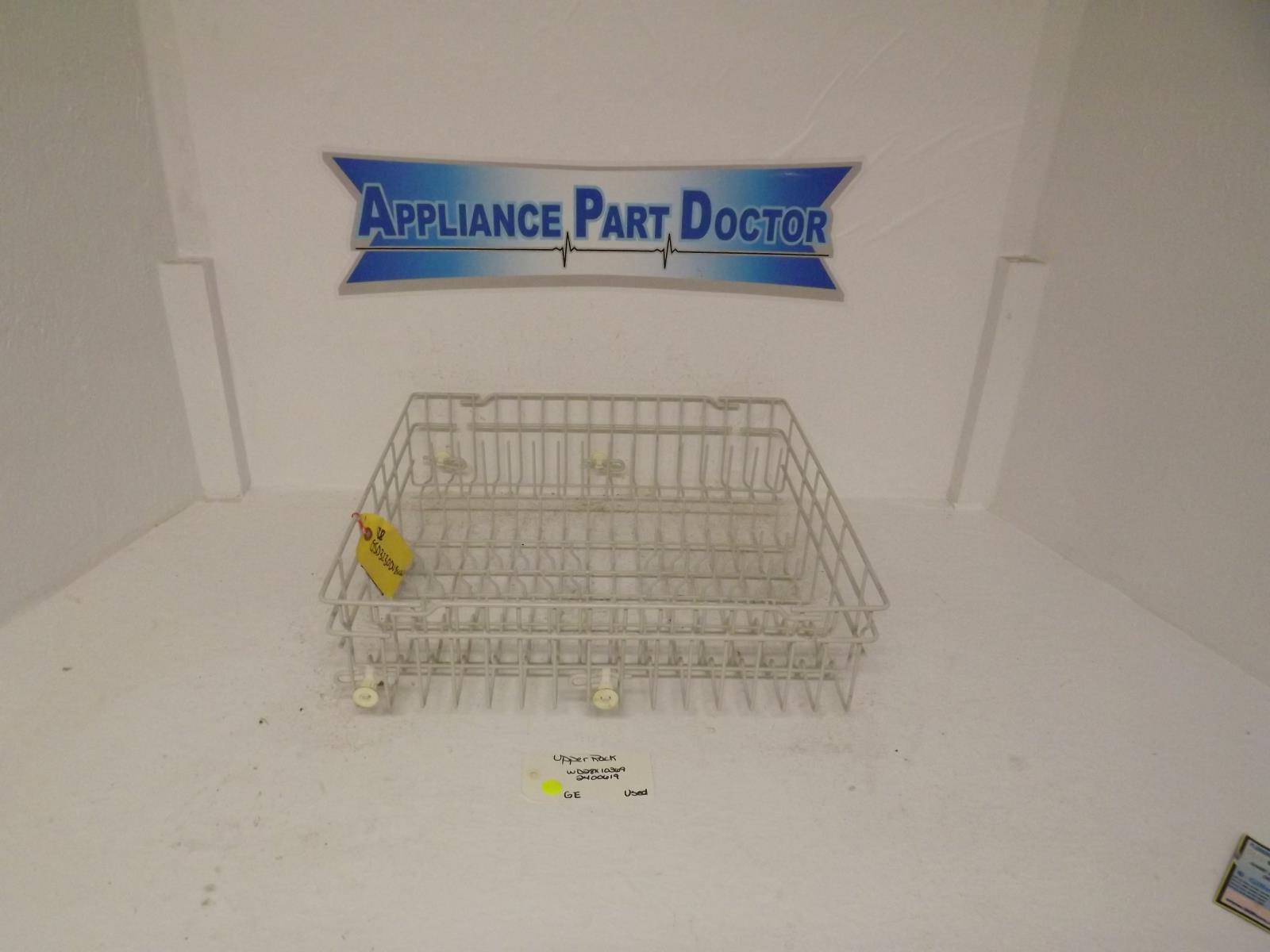 GE Dishwasher WD28X10369 2400619 Upper Rack Used GE Dishwasher WD28X10369 2400619 Upper Rack Used